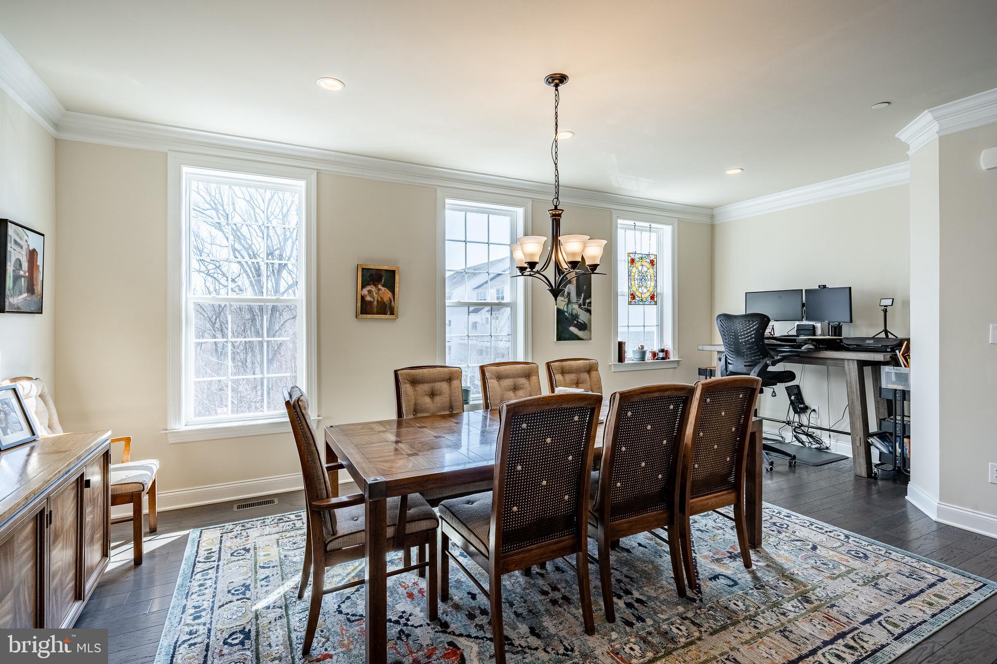 309 Murray Lane Springfield, PA 19064 - Photo 14 of 47 a view of a dining room with furniture window and wooden floor