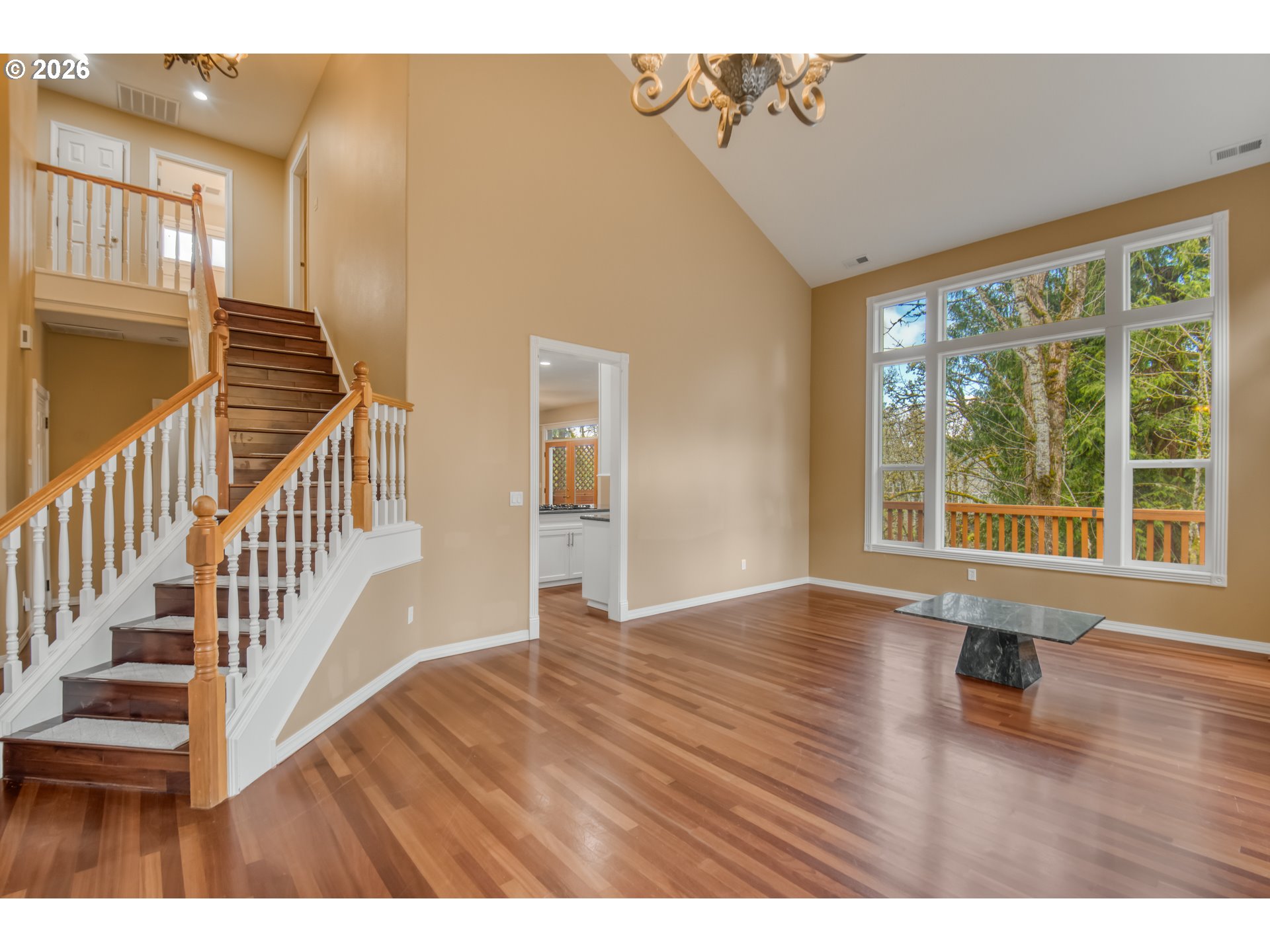 9583 Northwest Randall Lane Portland, OR 97229 - Photo 7 of 41 a view of an entryway with wooden floor