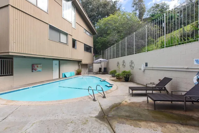 a house with outdoor sitting space