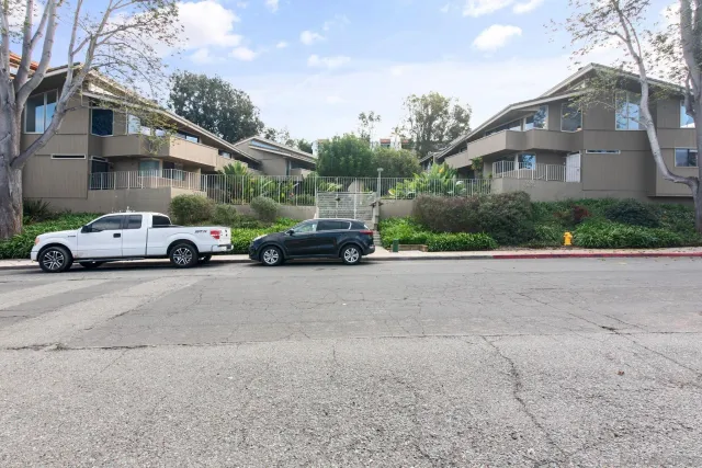 a car parked on the side of the road