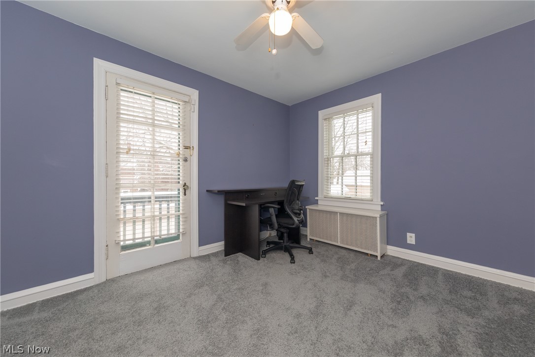 3329 Chalfant Road Cleveland, OH 44120 - Photo 21 of 33 The Third Bedroom with glass pane door to the upper balcony