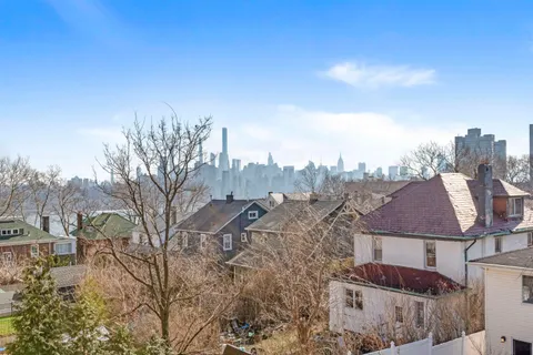 an aerial view of multiple houses