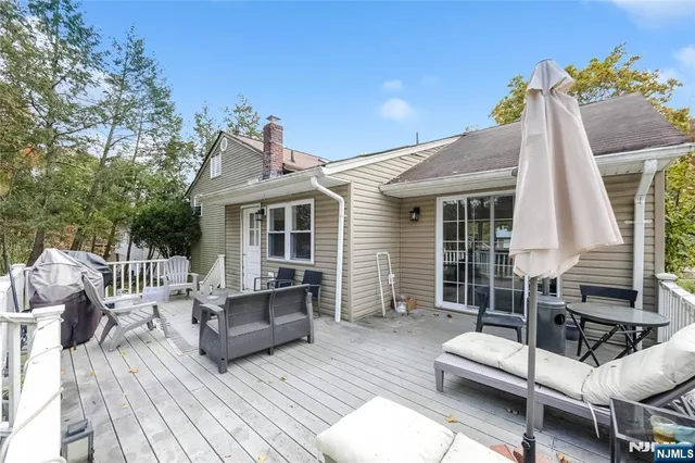 a view of a house with a patio