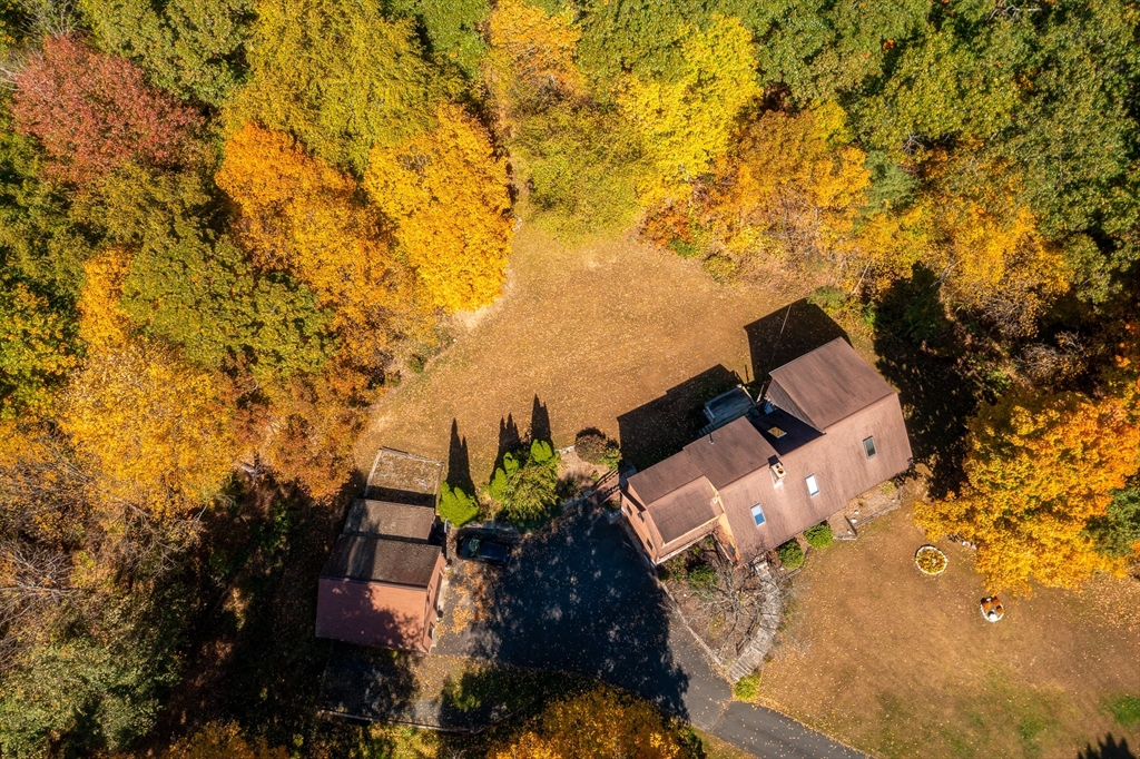 168 Brickyard Road Southampton, MA 01073 - Photo 8 of 42 an aerial view of a house with yard and ocean view
