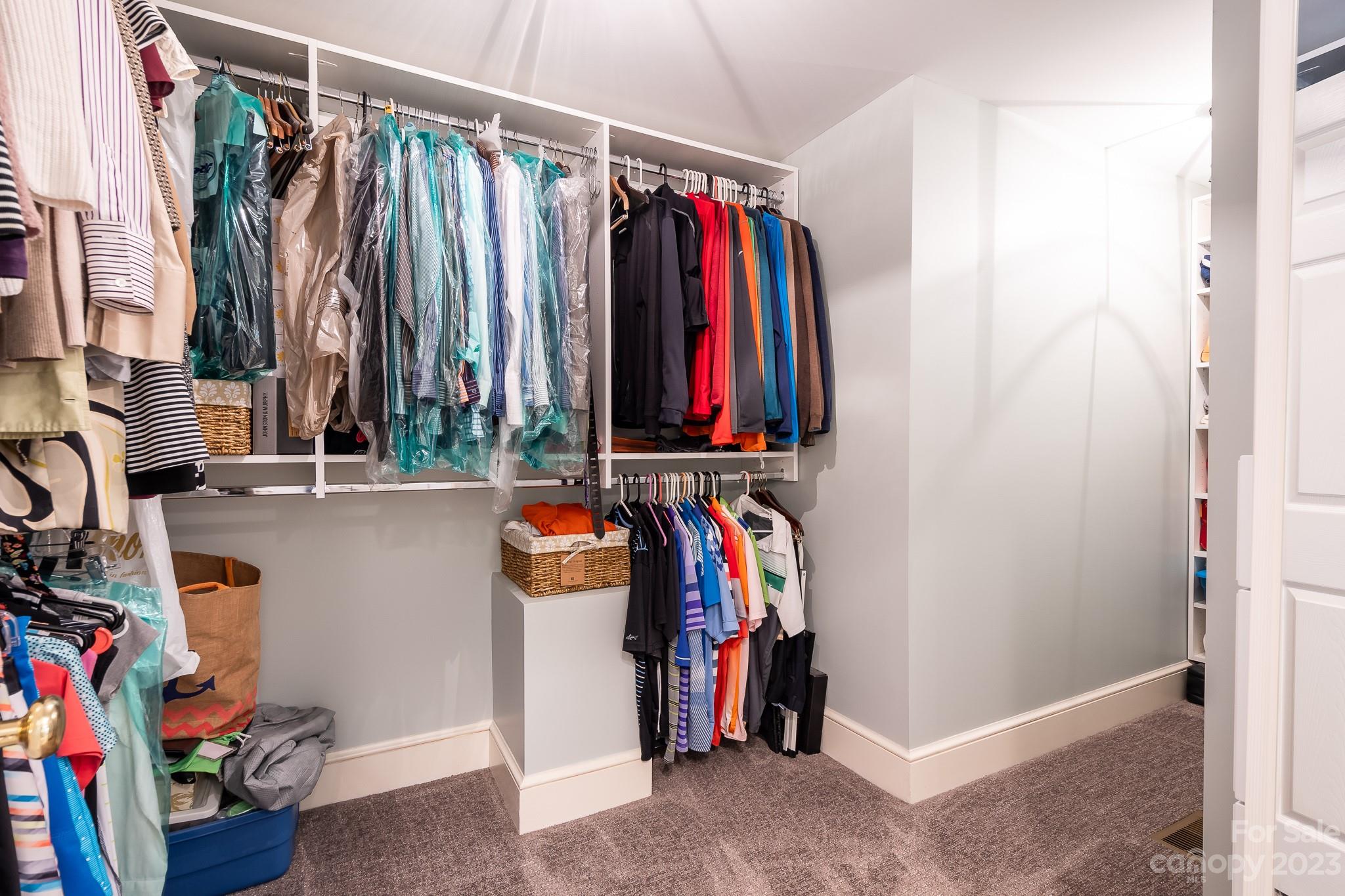 3787 Mill Run Terrell, NC 28682 - Photo 14 of 42 a view of walk in closet with clothes