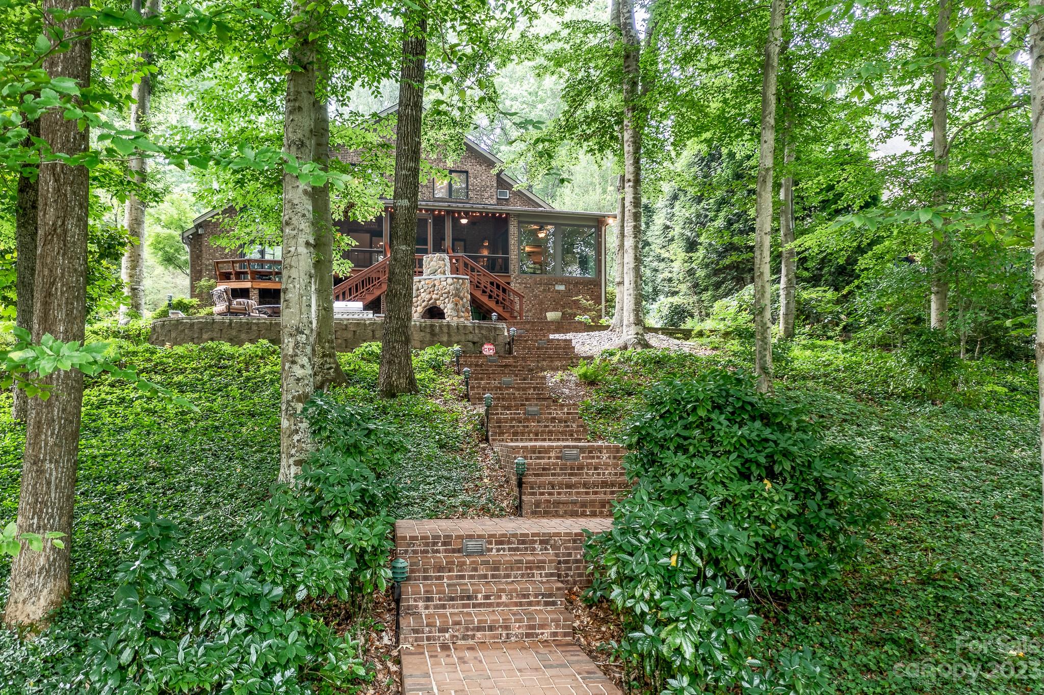 3787 Mill Run Terrell, NC 28682 - Photo 34 of 42 a front view of a house with garden