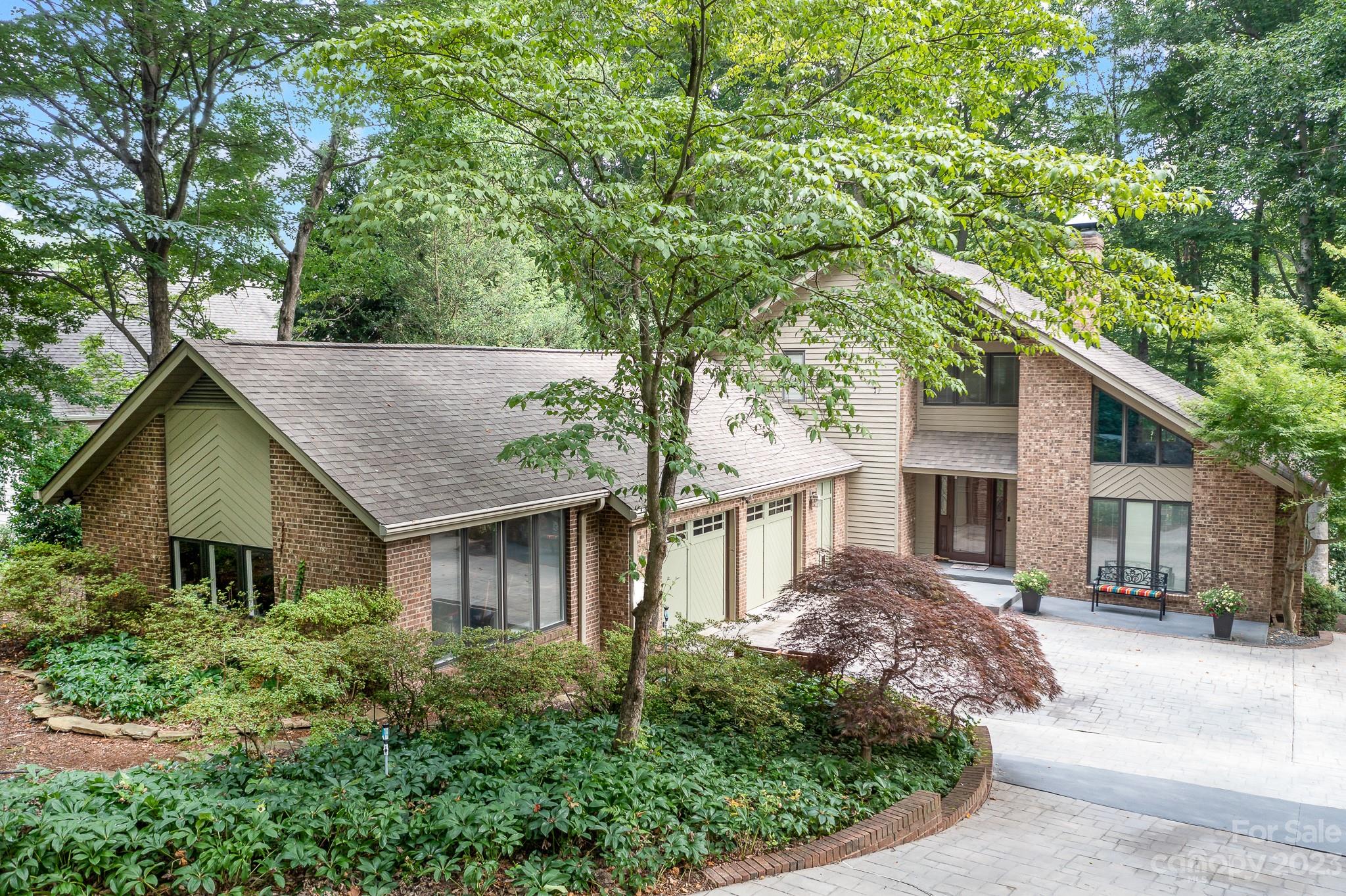 3787 Mill Run Terrell, NC 28682 - Photo 38 of 42 a front view of a house with a garden
