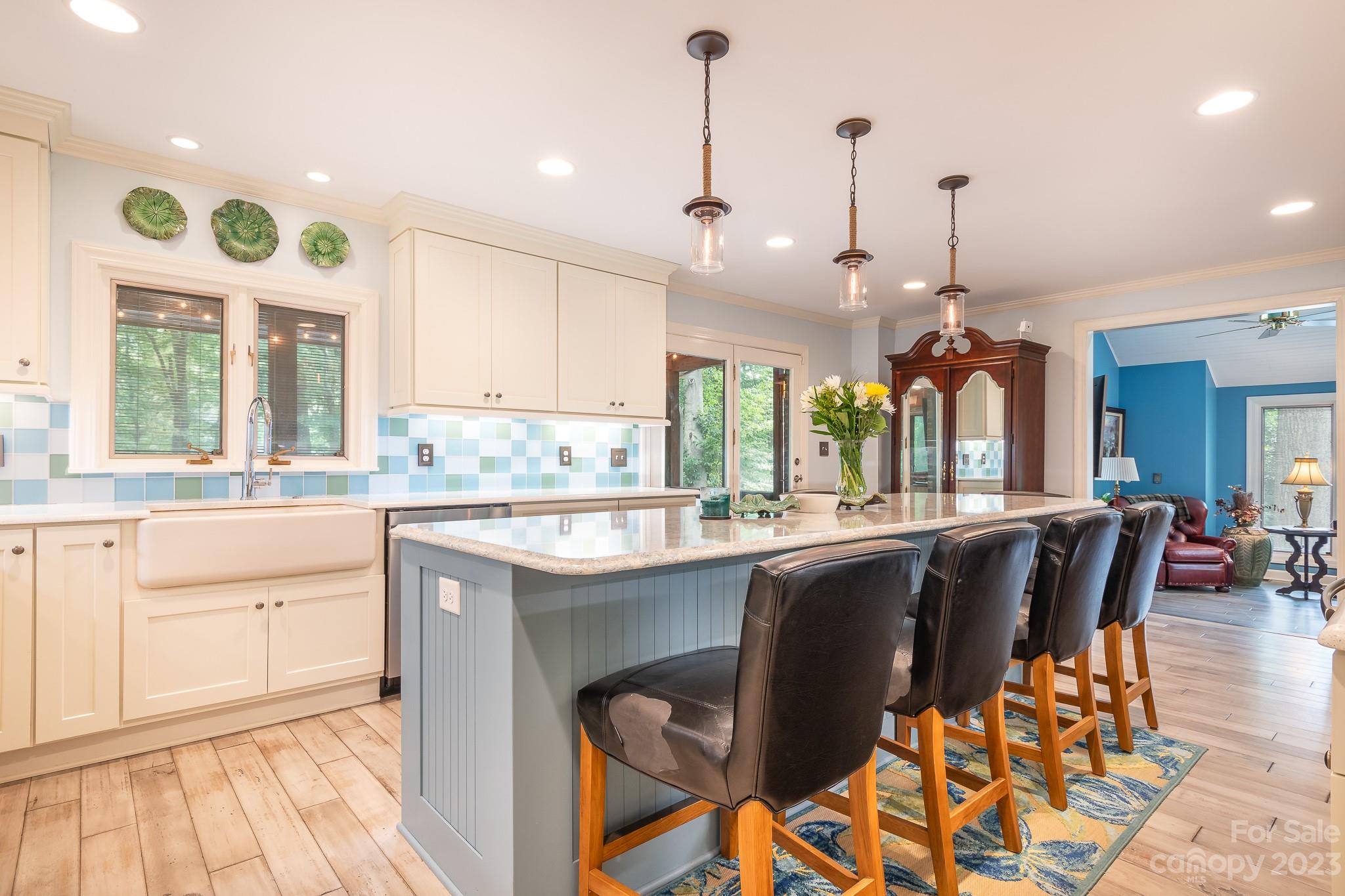 3787 Mill Run Terrell, NC 28682 - Photo 5 of 42 a large kitchen with granite countertop lots of counter space and window