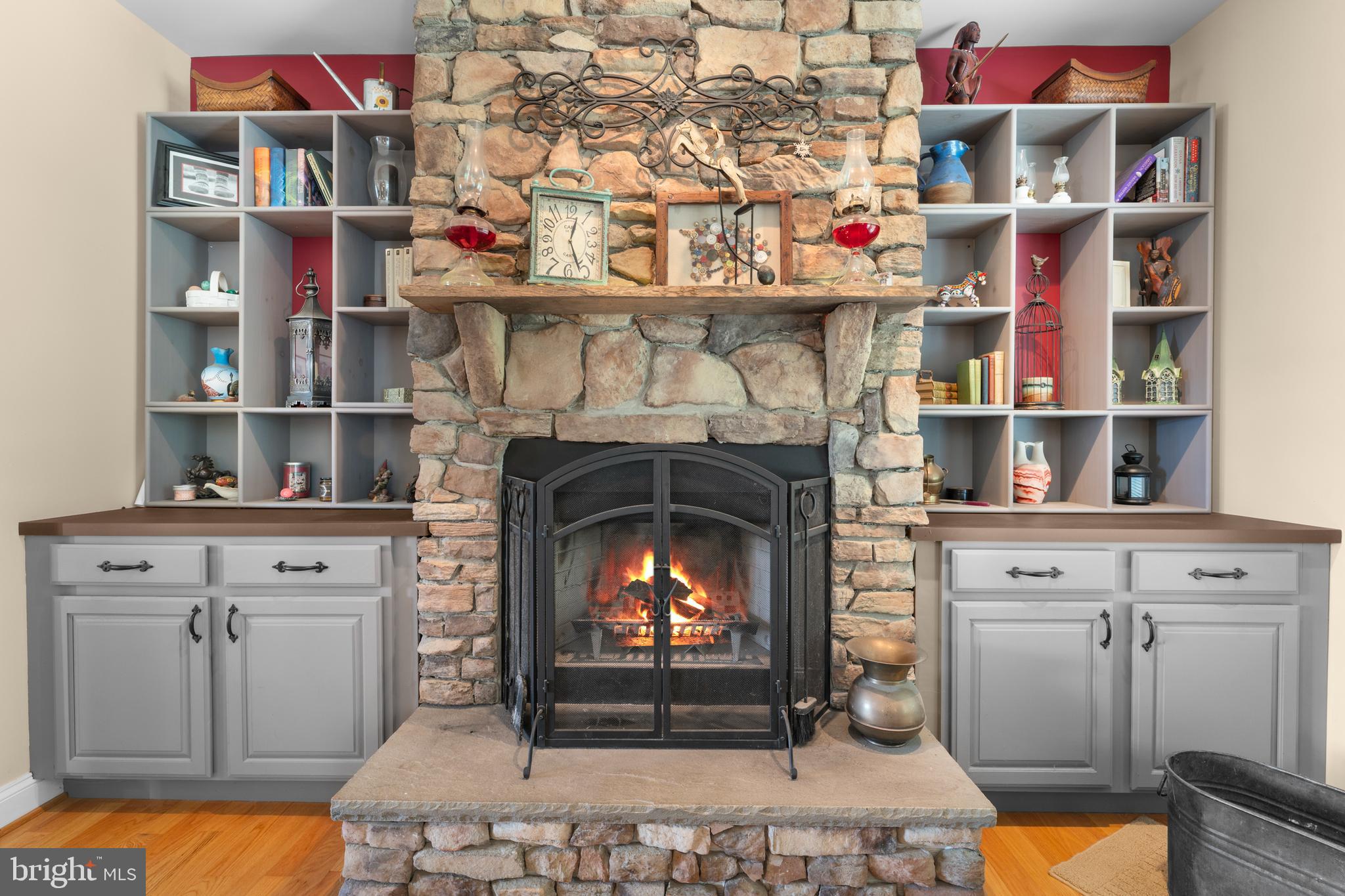 8260 River Hills Lane Rixeyville, VA 22737 - Photo 18 of 104 a kitchen with a fireplace and a fireplace