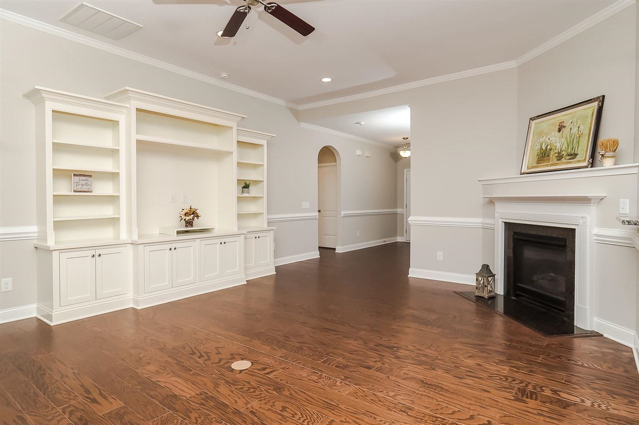 2038 Crockett Ridge Road Fuquay-Varina, NC 27526 - Photo 3 of 25 Family room with custom made built in cabinets. Family Room