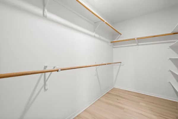 a view of walk in closet