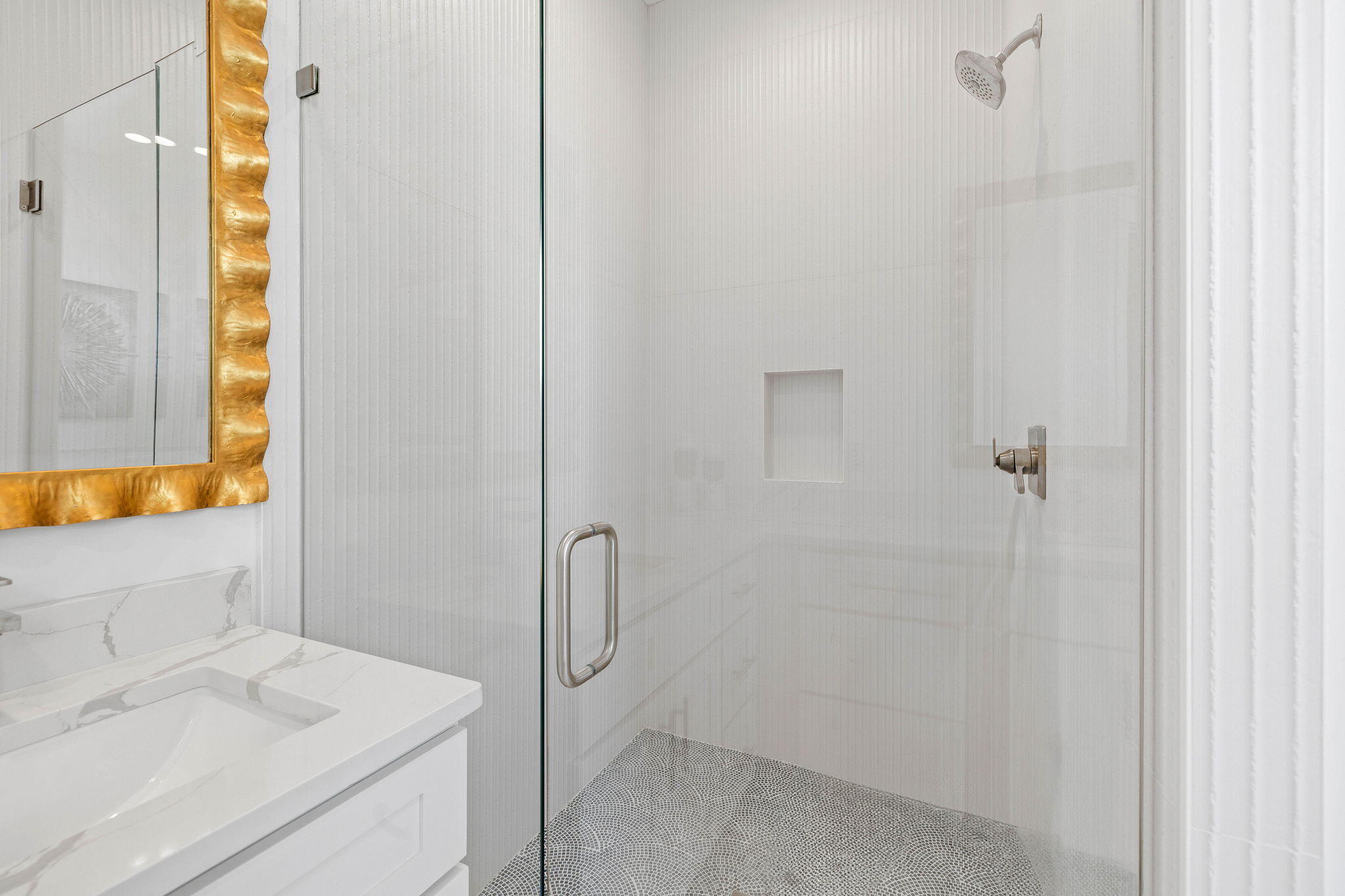 217 Snowdrift Road Miramar Beach, FL 32550 - Photo 92 of 106 a bathroom with a sink and a mirror