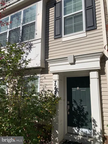 a view of a door of the house