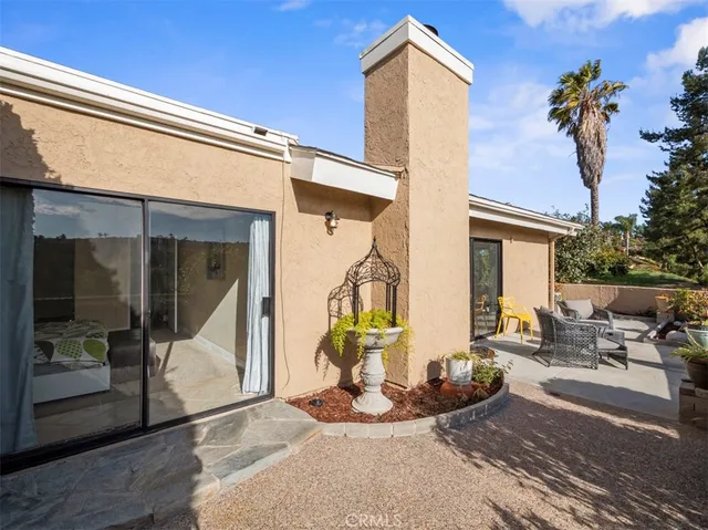 a view of a house with a outdoor space
