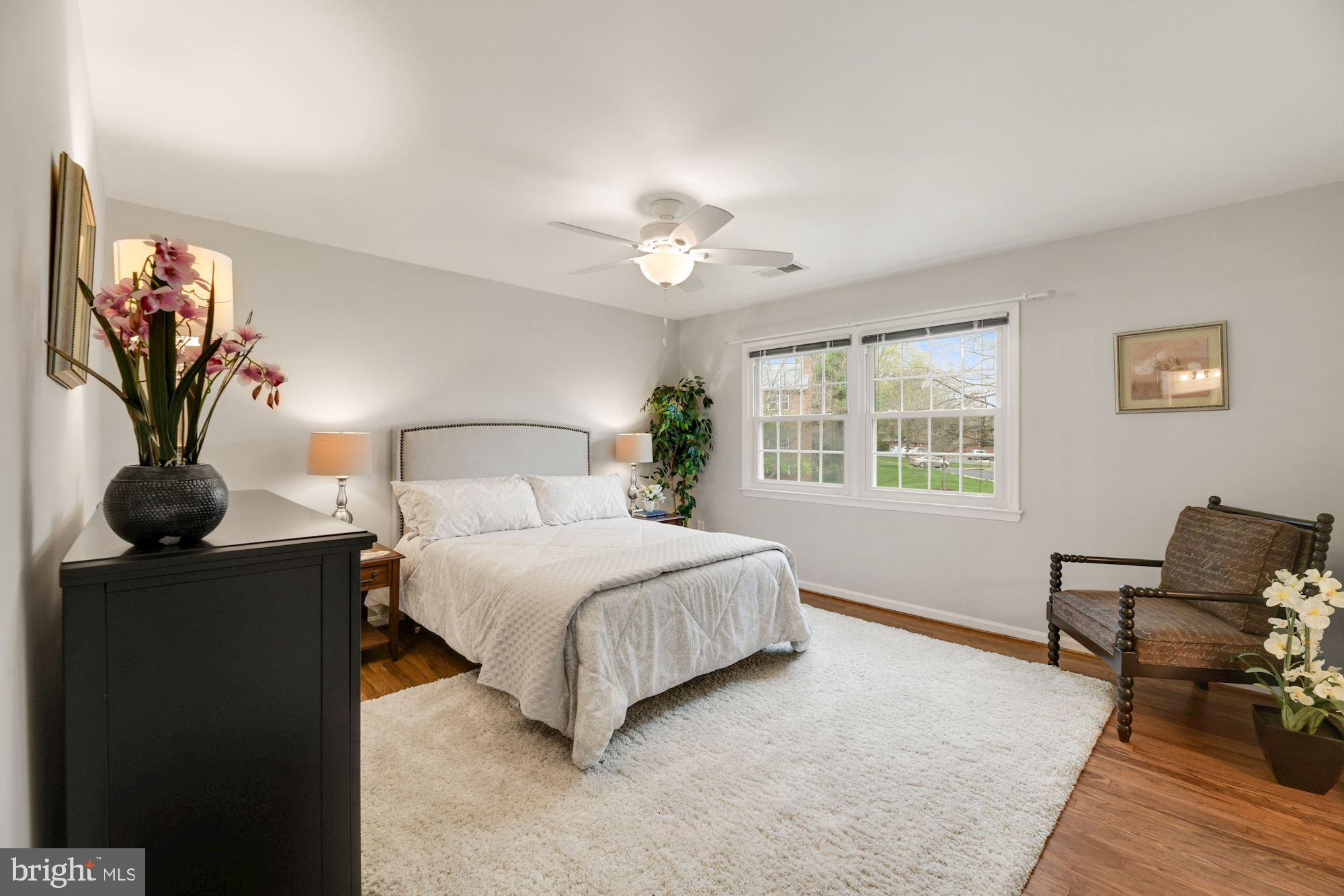 6000 Stoneygate Court Springfield, VA 22152 - Photo 20 of 56 Primary bedroom with ceiling fan
