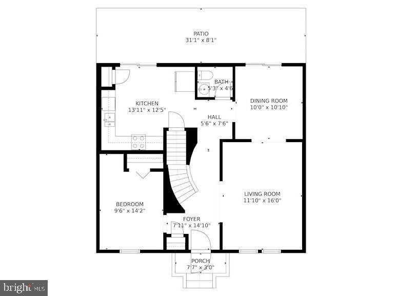 6000 Stoneygate Court Springfield, VA 22152 - Photo 55 of 56 Main Level Floorplan