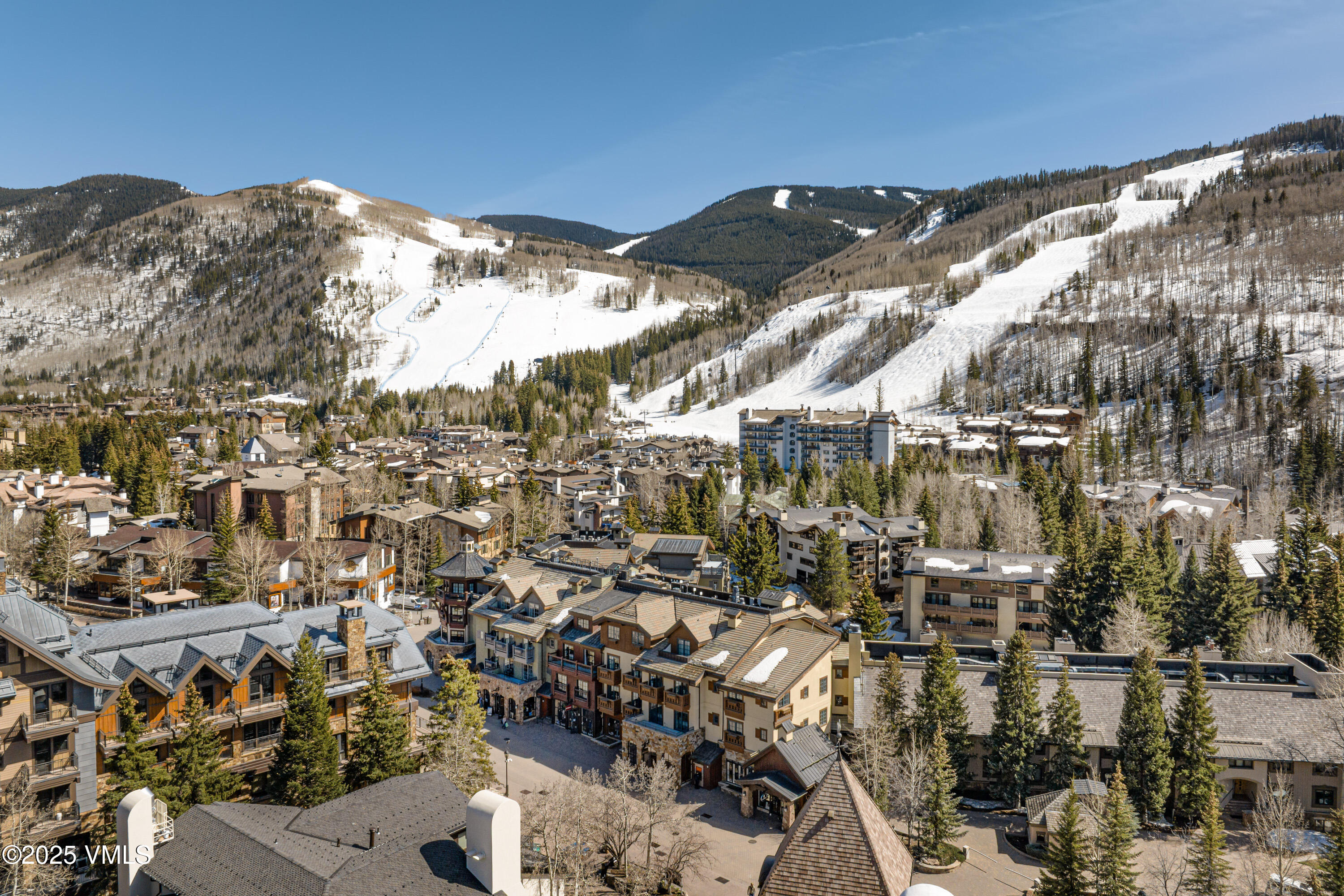 1 Willow Bridge Road, Unit 42 Vail, CO 81657 - Photo 69 of 72 Aerial 5