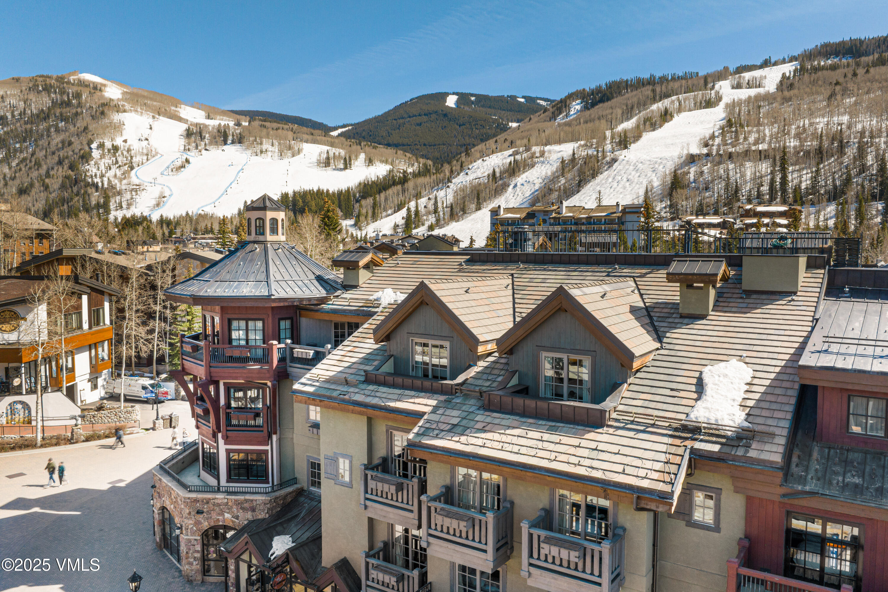 1 Willow Bridge Road, Unit 42 Vail, CO 81657 - Photo 70 of 72 Aerial 4