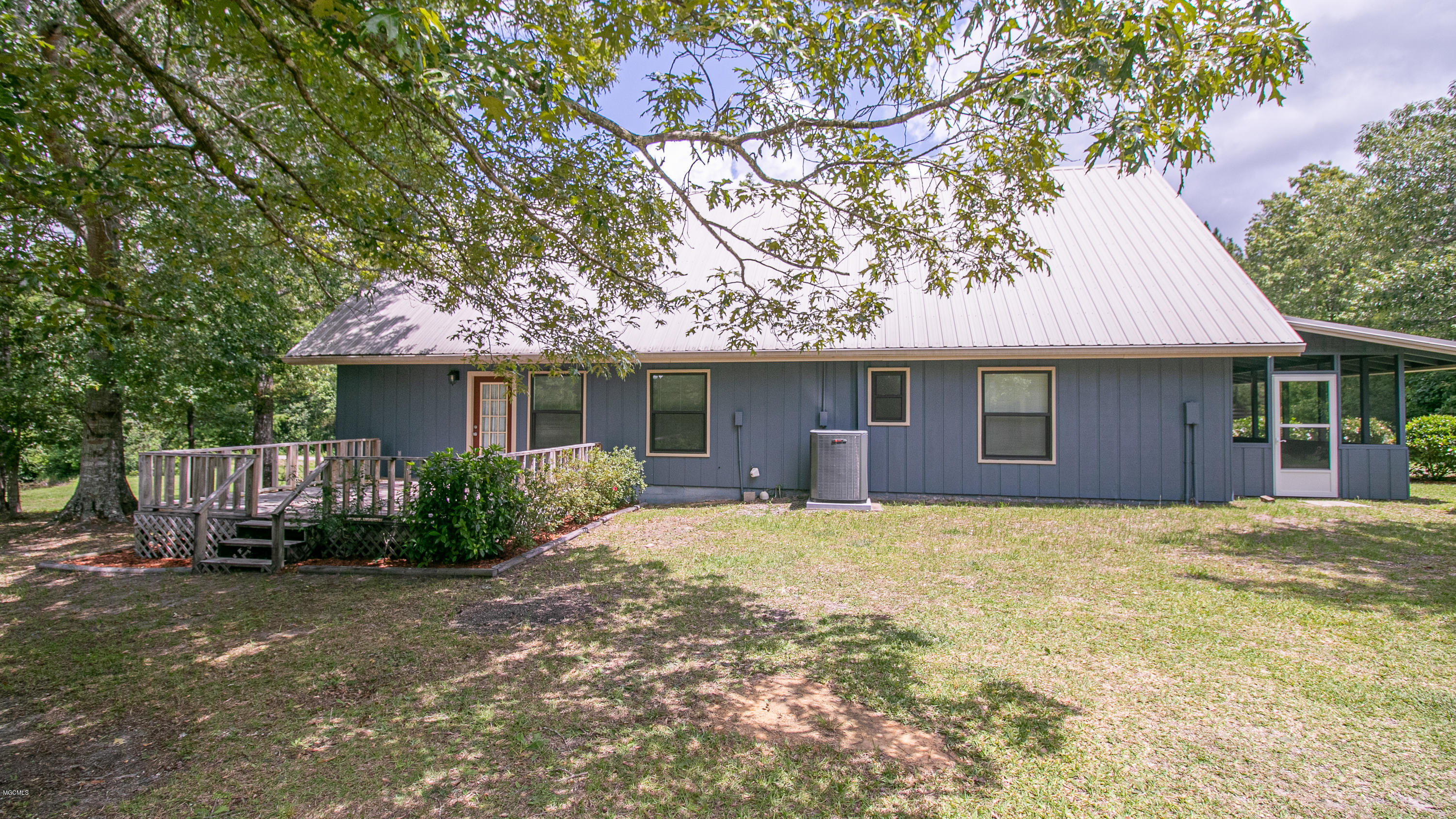 20867 Mennonite Road Gulfport, MS 39503 - Photo 43 of 47 Back View with Wood Deck