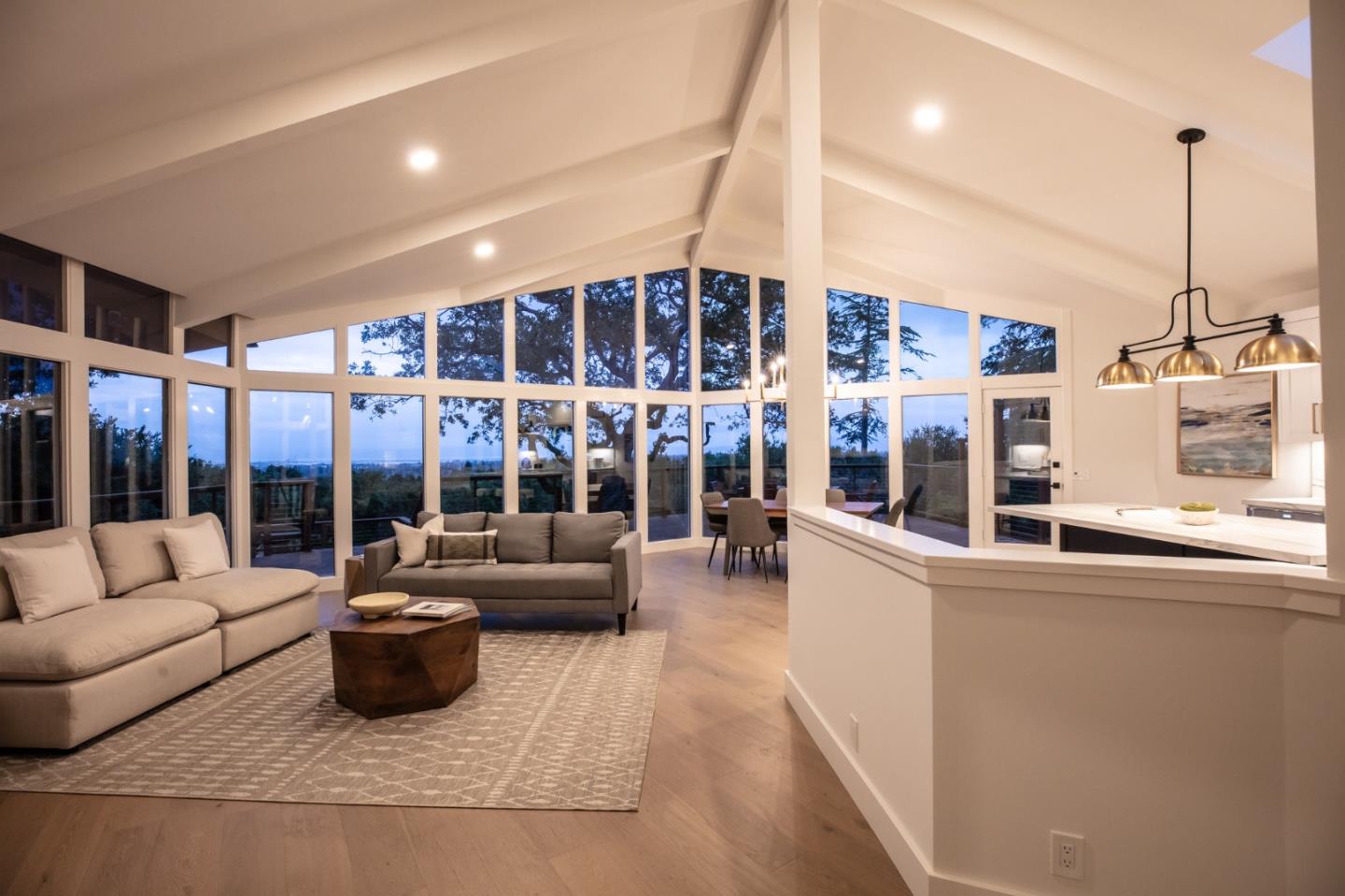 250 Hardwick Road Woodside, CA 94062 - Photo 12 of 65 a living room with furniture and a large window