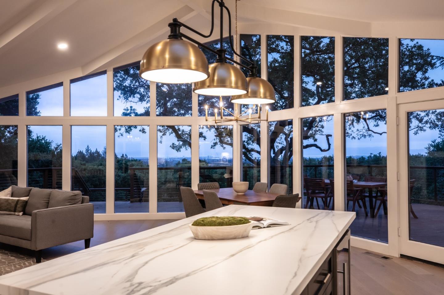 250 Hardwick Road Woodside, CA 94062 - Photo 24 of 65 a dining room with large window