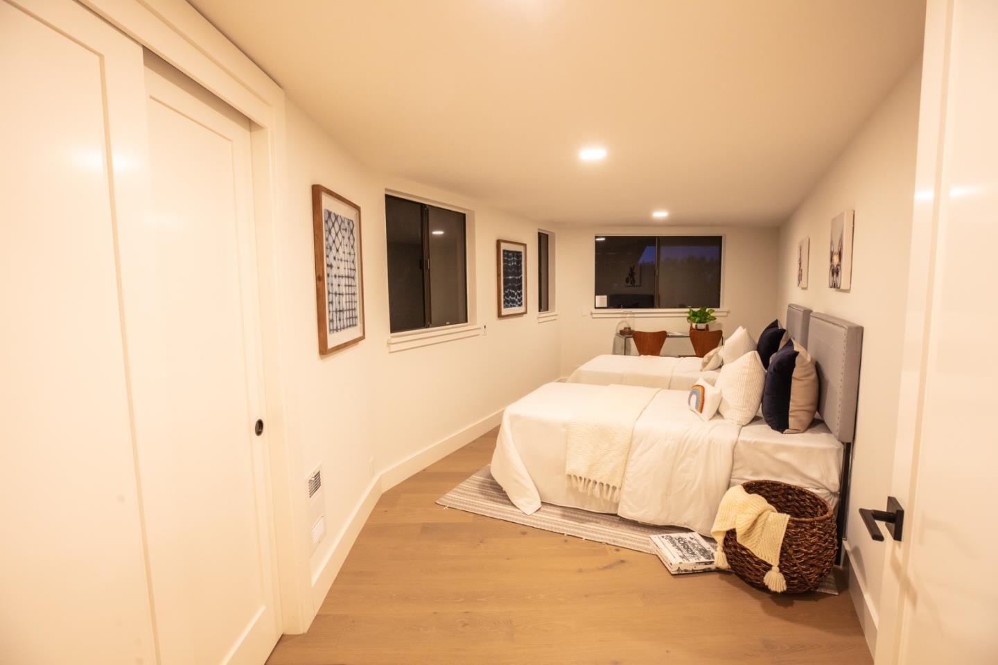 250 Hardwick Road Woodside, CA 94062 - Photo 40 of 65 a bed room with a bed and a television