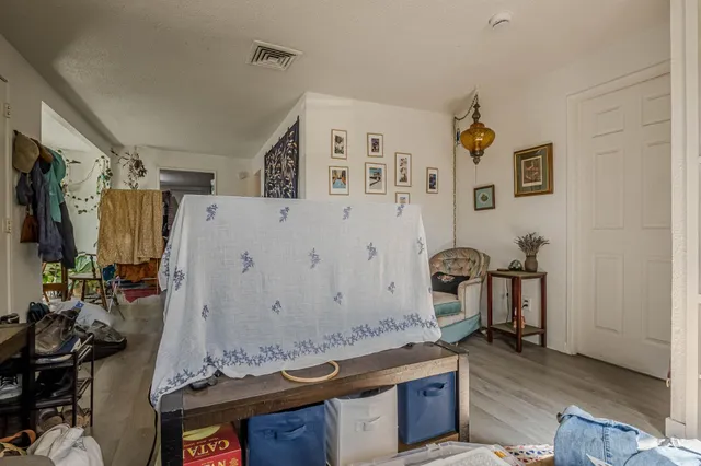 a room with storage and utility