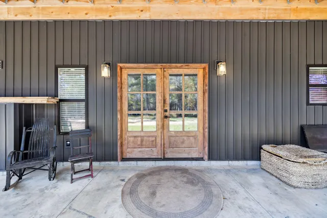 a view of a house with a patio