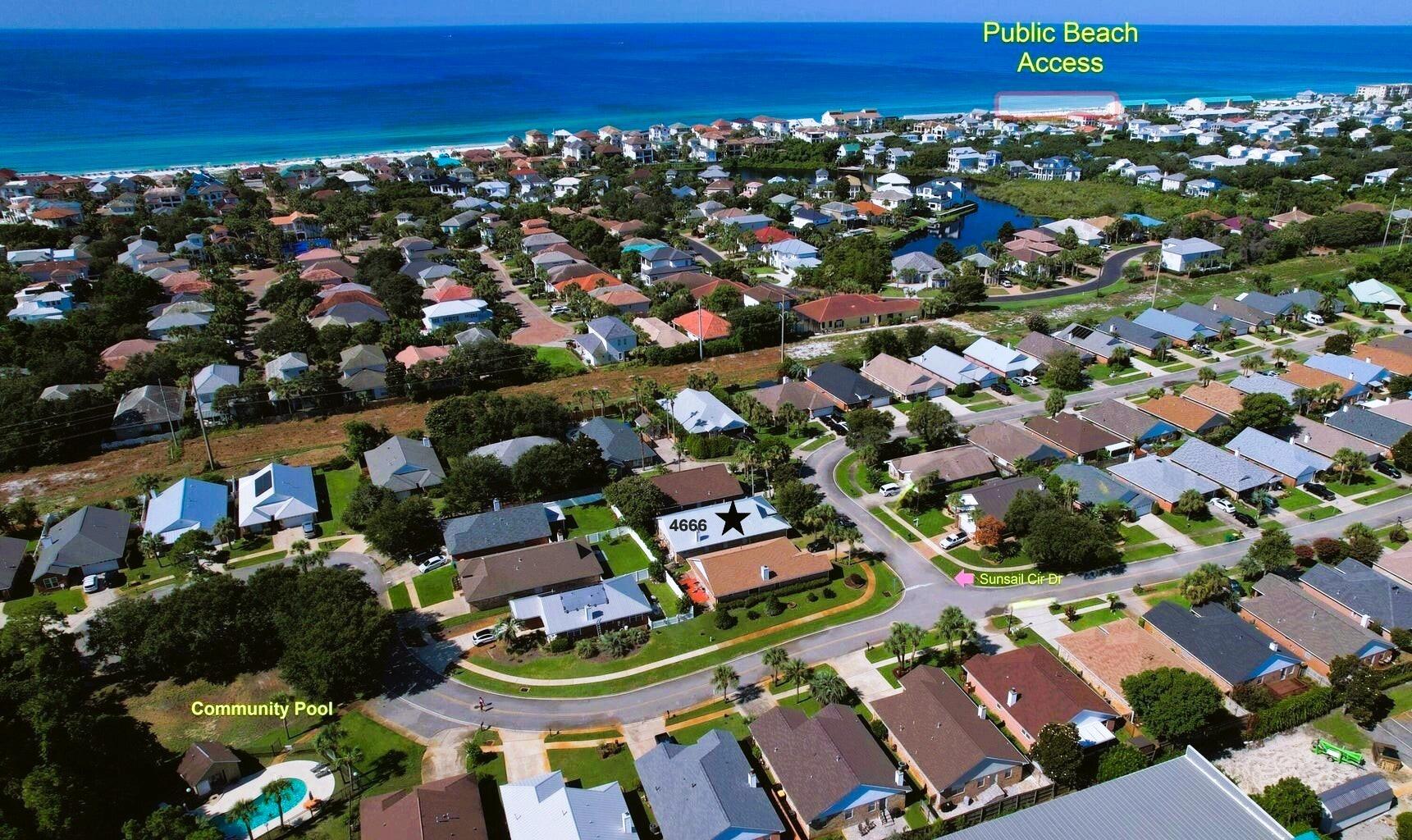 4666 Sunsail Circle Destin, FL 32541 - Photo 8 of 41 an aerial view of a city