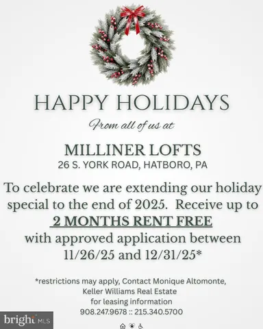 $1,900 | 26 South York Road, Unit 104, Hatboro, PA 19040