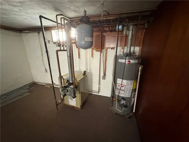 a view of water heater room