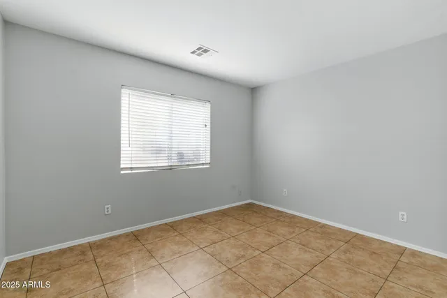 a view of a room with a window