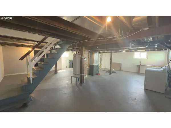 a open hall with wooden floor