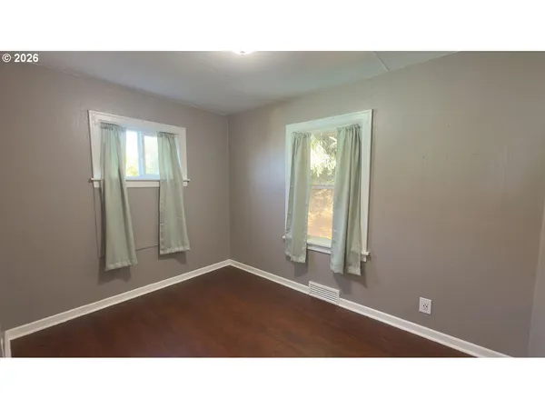 a open hall with wooden floor