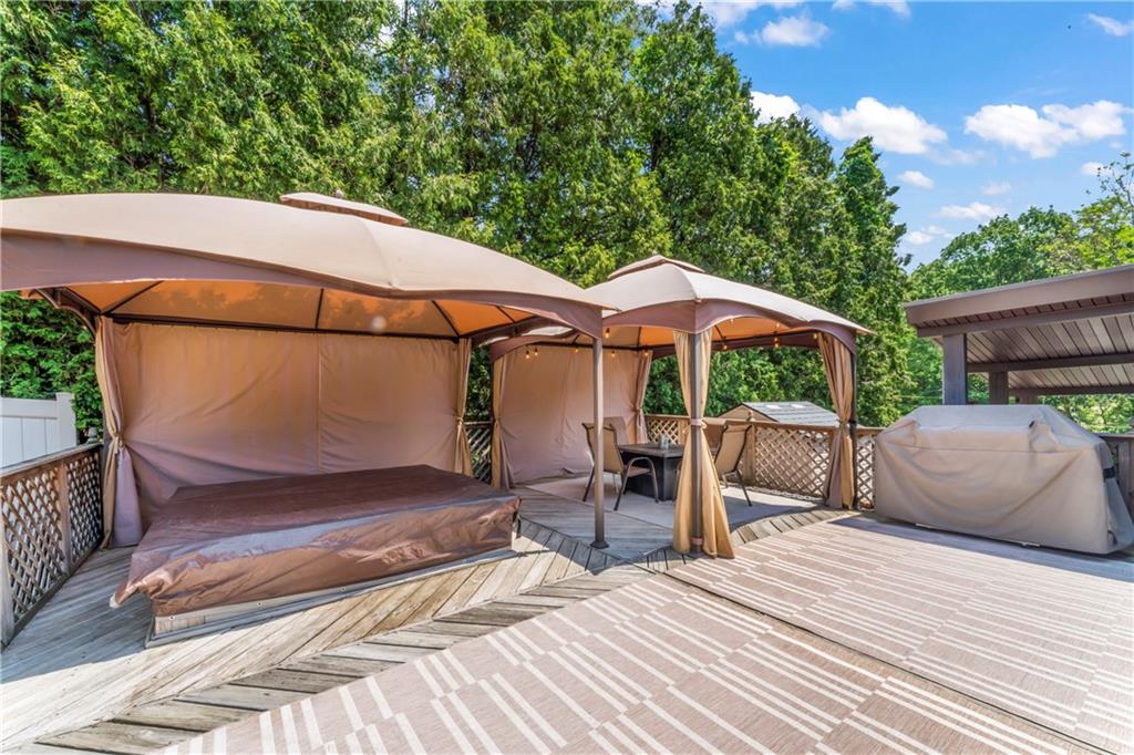 19 Ellen Drive McKees Rocks, PA 15136 - Photo 27 of 38 a view of outdoor space yard deck patio and outdoor kitchen