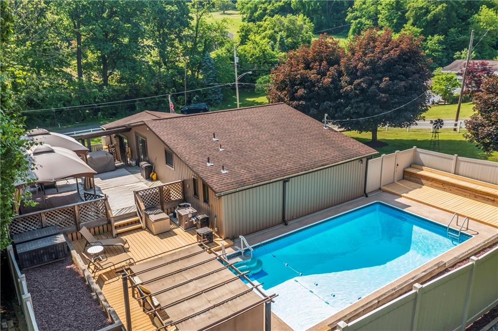 19 Ellen Drive McKees Rocks, PA 15136 - Photo 29 of 38 a view of a backyard with sitting area