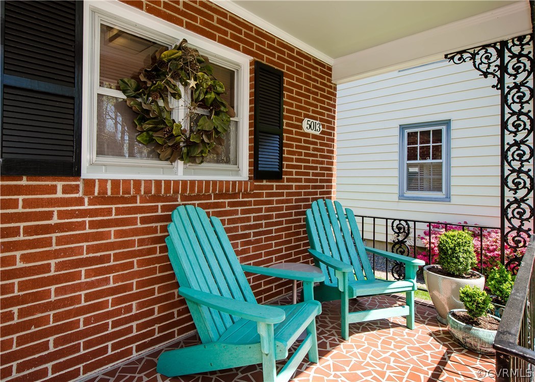 5013 Devonshire Road Richmond, VA 23225 - Photo 2 of 20 The covered front porch is inviting with tile floo