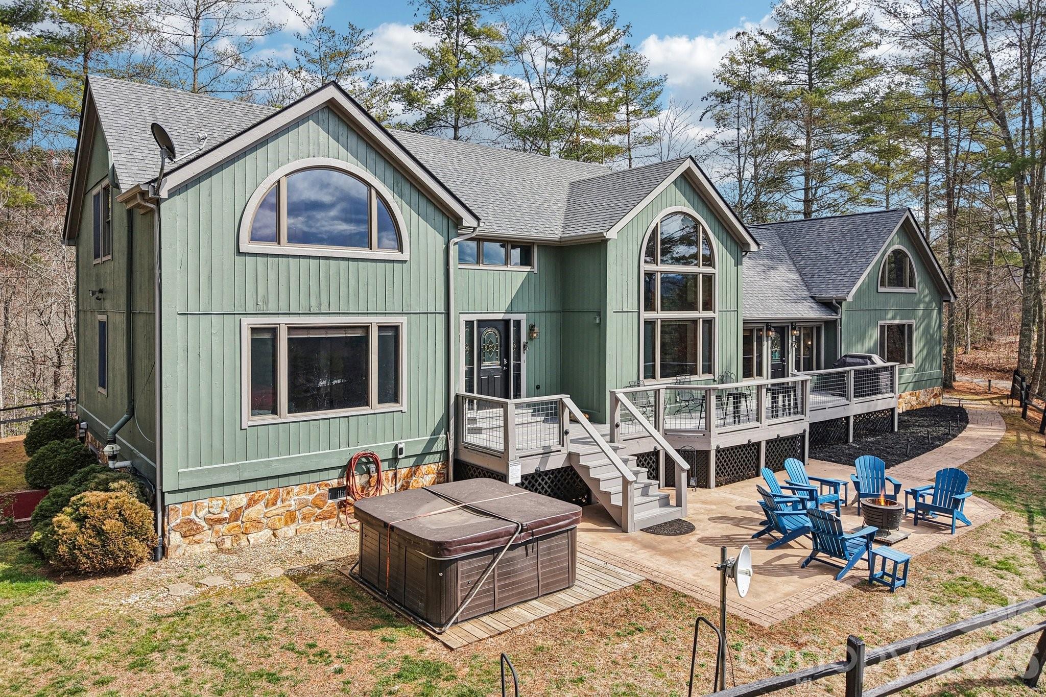 28 Nantahala Ridge Bryson City, NC 28713 - Photo 39 of 47 a view of house with a outdoor space