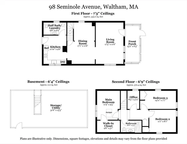 $713,000 | 98 Seminole Avenue, Waltham, MA 02451