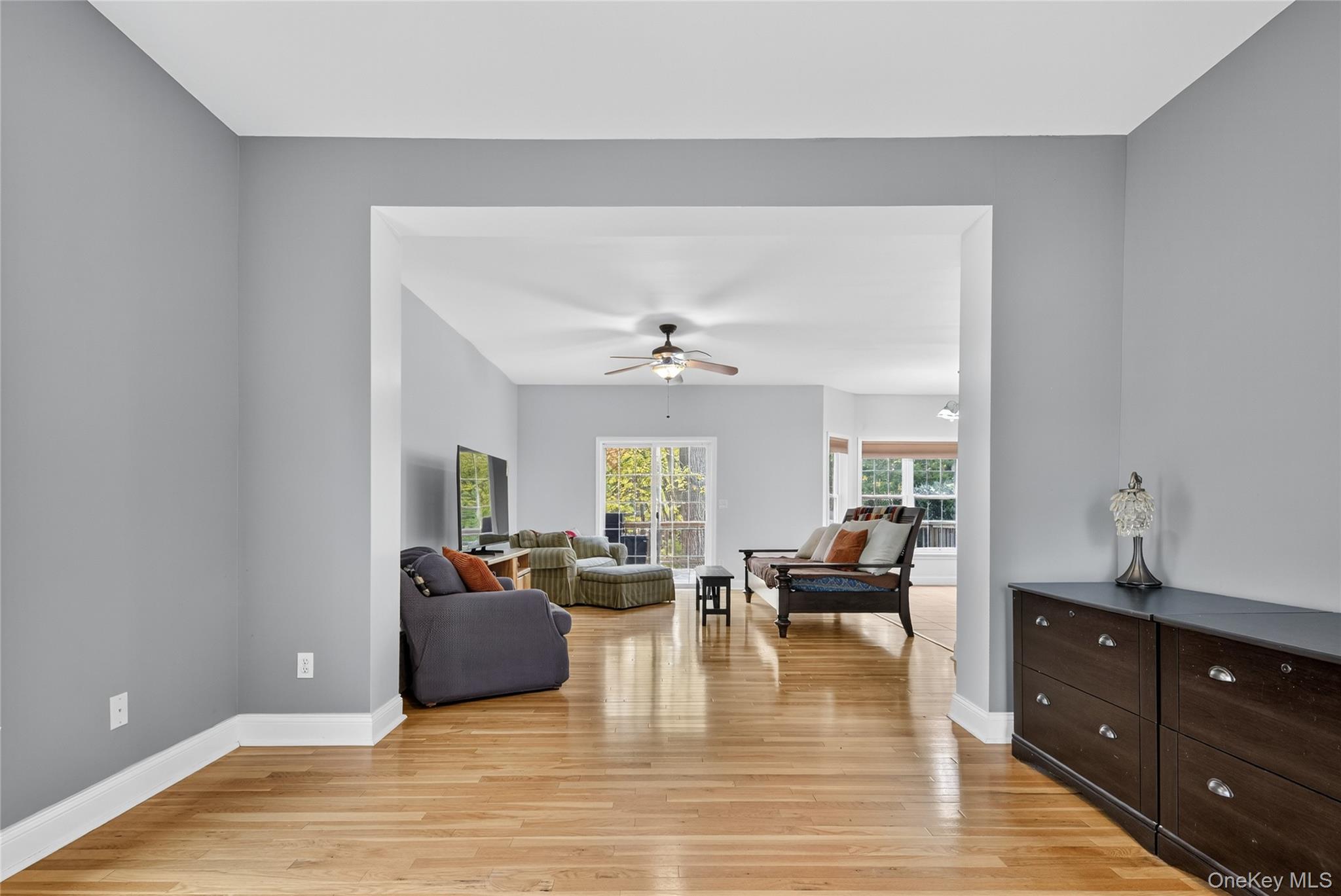 9 Exeter Circle Beacon, NY 12508 - Photo 9 of 41 a living room with fireplace furniture and a wooden floor