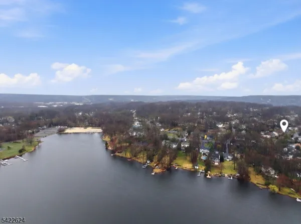 a view of a city with lake
