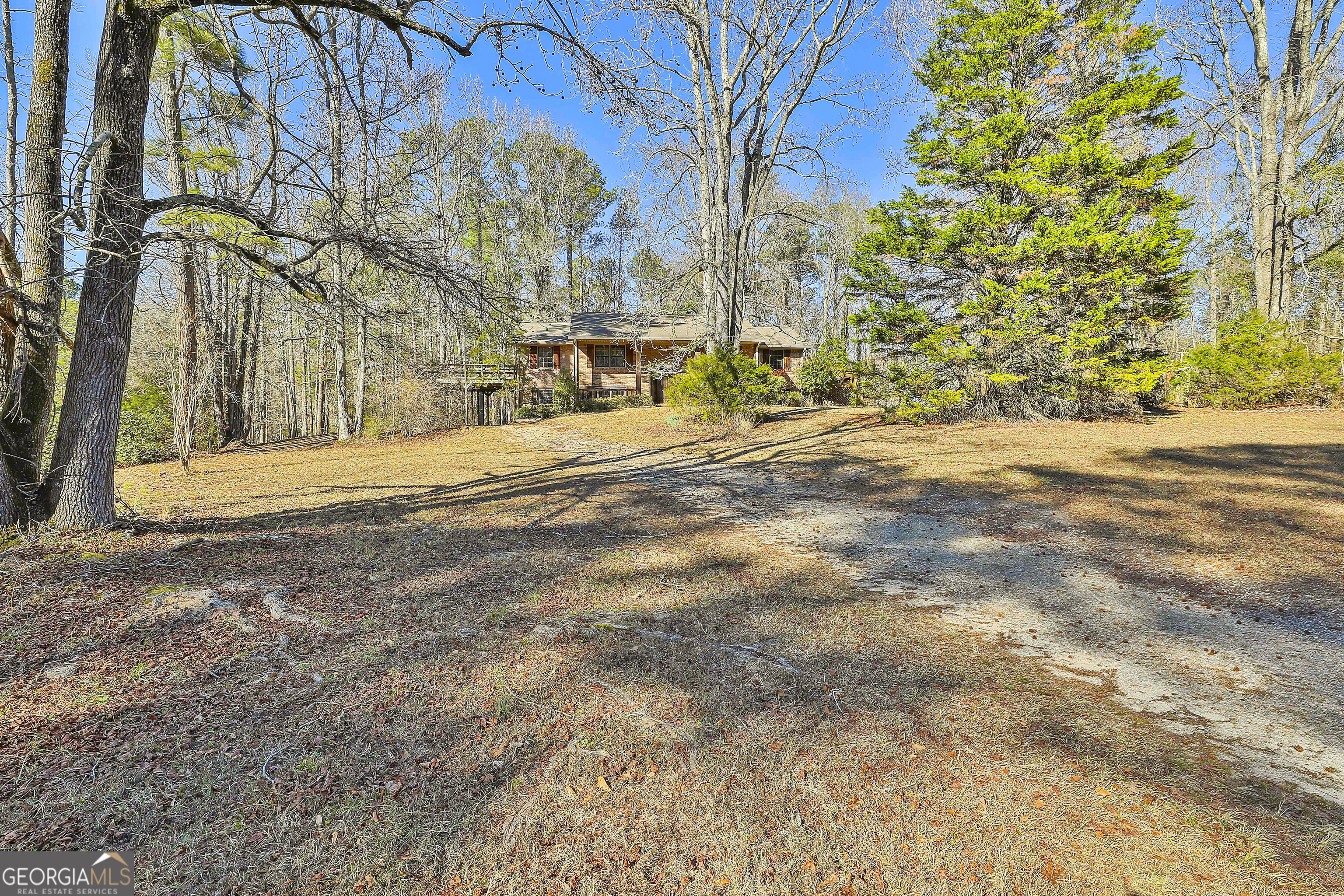 161 Mockingbird Lane Brooks, GA 30205 - Photo 43 of 57 a view of a yard with some trees