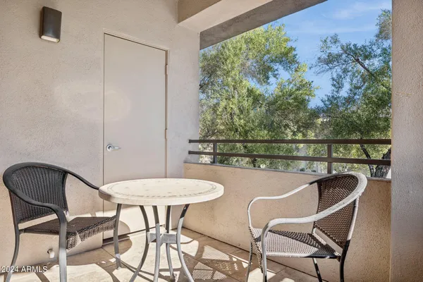 a view of front door