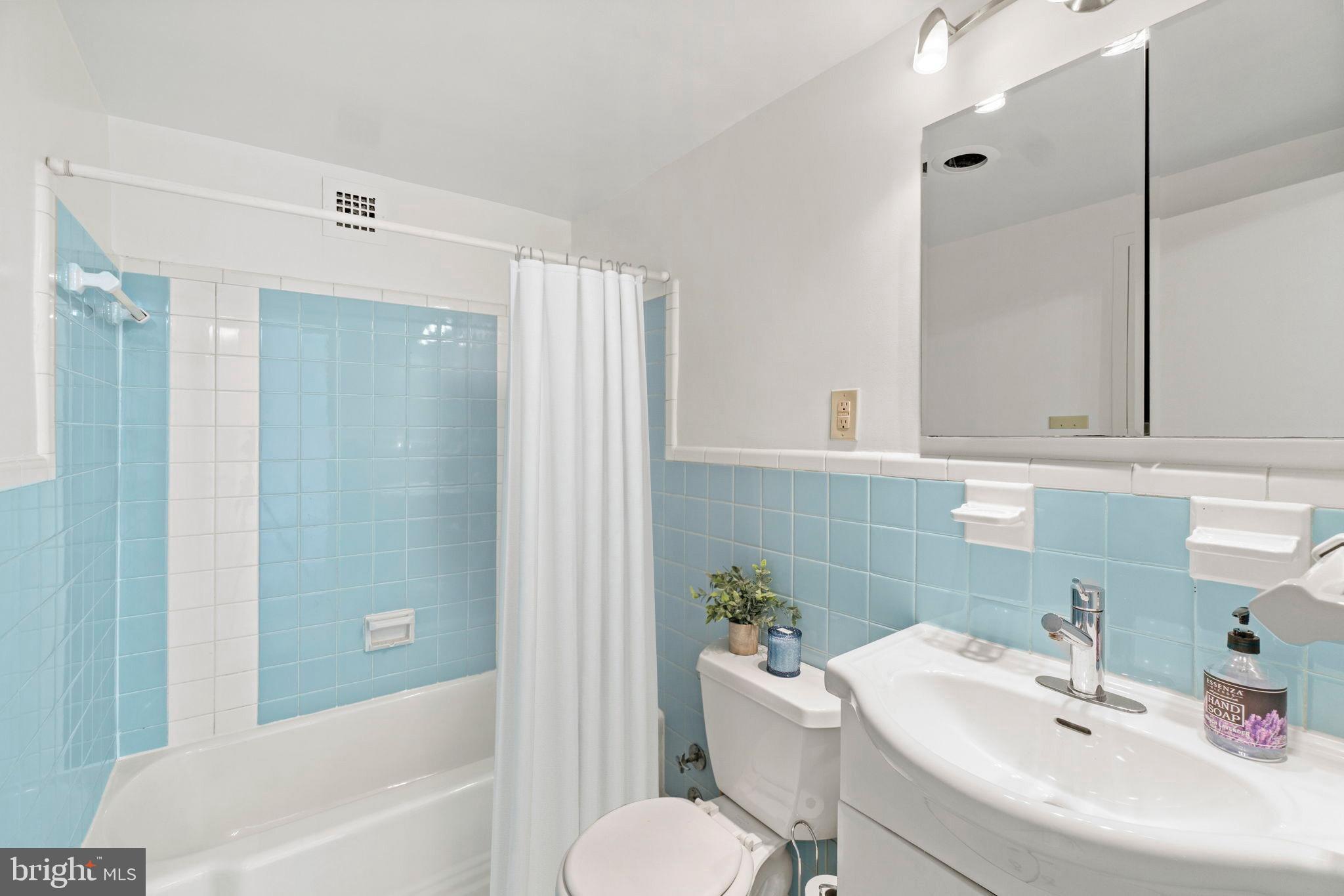2710 Macomb Street Northwest, Unit 302 Washington, DC 20008 - Photo 12 of 19 Classic DC bathroom has charm!