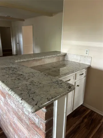 a view of a kitchen counter space