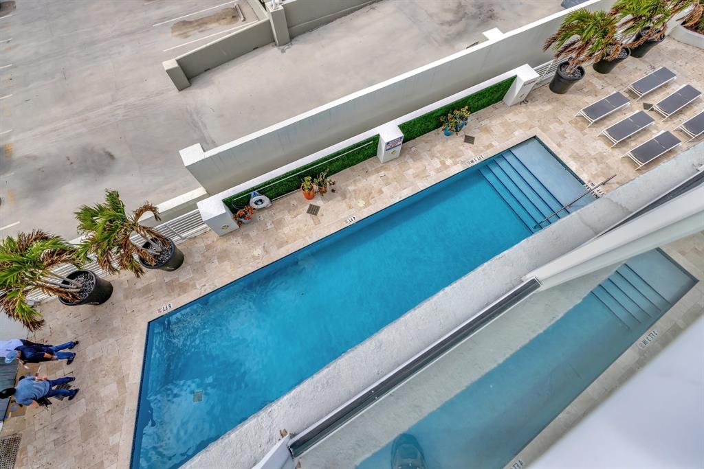 315 Northeast 3rd Avenue, Unit 1509 Fort Lauderdale, FL 33301 - Photo 30 of 40 a view of a balcony with wooden floor