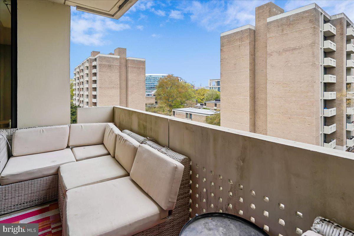 1245 4th Street Southwest, Unit E409 Washington, DC 20024 - Photo 13 of 21 Balcony