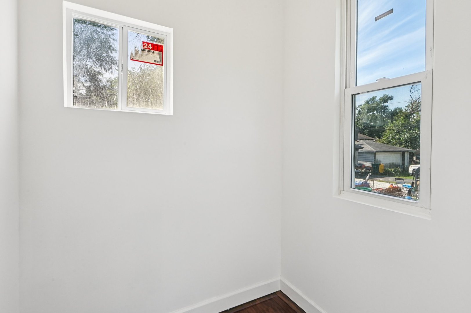 608 Whitley Avenue Joliet, IL 60433 - Photo 19 of 38 a view of a small space with window and a white wall