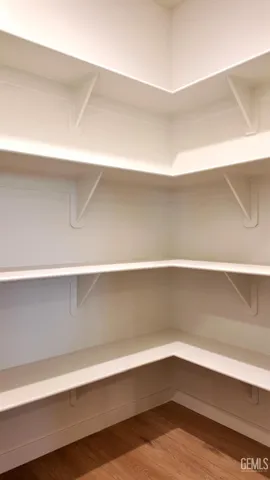 a close view of closet