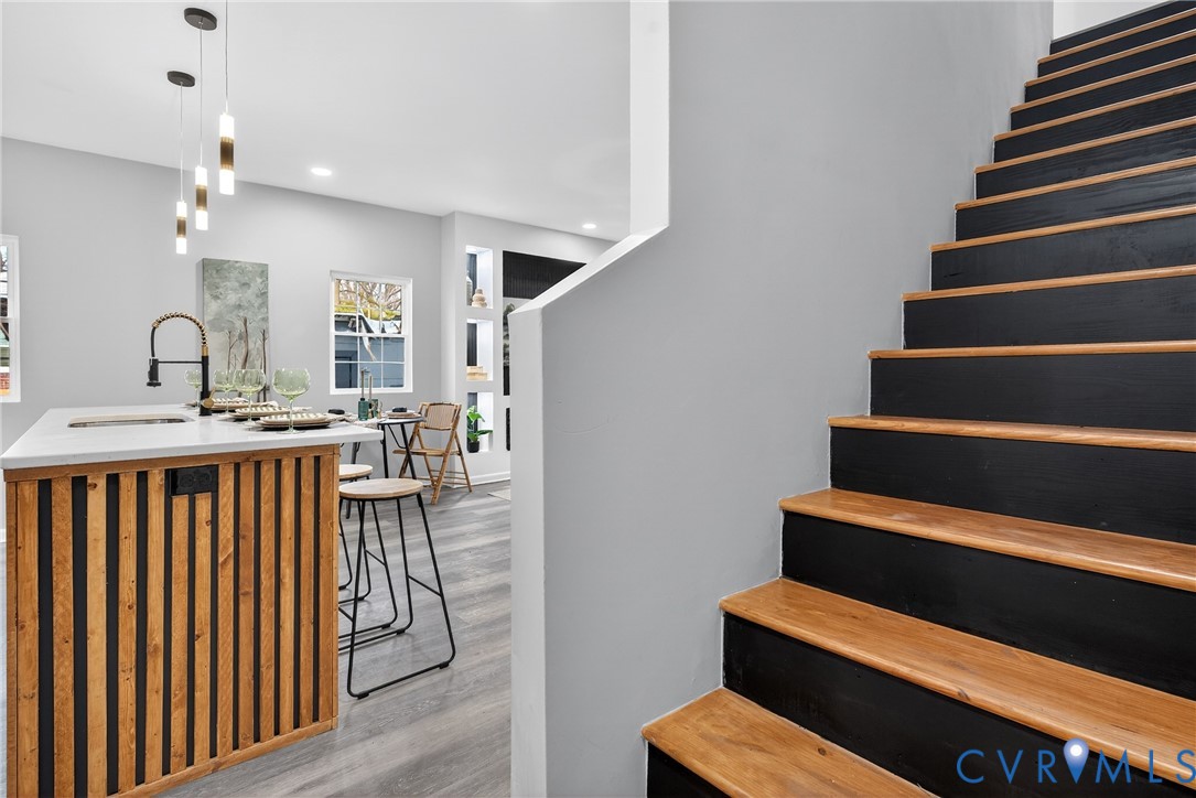 1952 Powell Road Richmond, VA 23224 - Photo 20 of 36 a view of entryway and hall with wooden floor